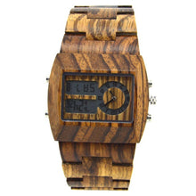 Load image into Gallery viewer, BEWELL Wood Watch for Men