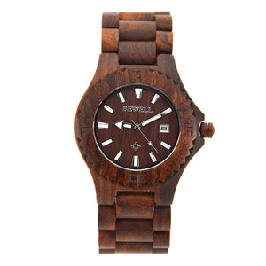 BEWELL Man Wood Watch