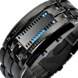 Stainless Steel LED  Wristwatch