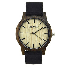 Load image into Gallery viewer, BEWELL Waterproof Wooden Watch