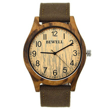 Load image into Gallery viewer, BEWELL Waterproof Wooden Watch