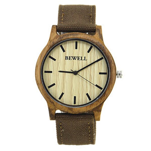 BEWELL Waterproof Wooden Watch