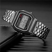 Load image into Gallery viewer, Stainless Steel LED Wristwatch