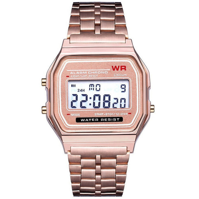 LED Digital Waterproof Quartz Wrist Watch
