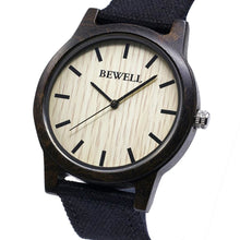 Load image into Gallery viewer, BEWELL Waterproof Wooden Watch