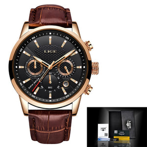 LIGE Waterproof Watch