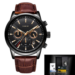 LIGE Waterproof Watch