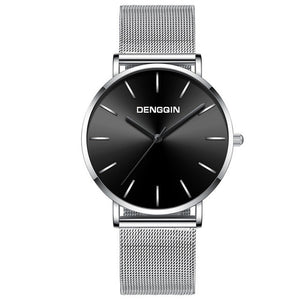 Stainless Steel Quartz Wristwatch