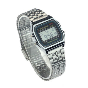 2019 Luxury Stainless Steel Digital Wrist Watch