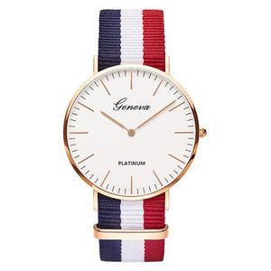 Luxury Brand Nylon Band Wristwatch