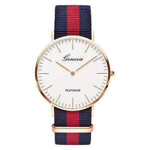 Luxury Brand Nylon Band Wristwatch